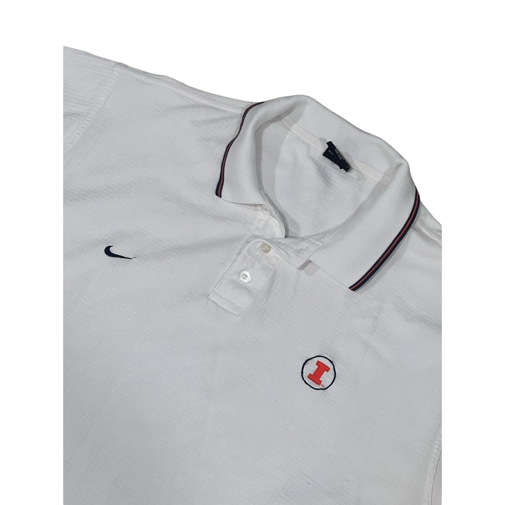 Nike Dri-Fit U of‎ Illinois Golf Shirt, XL, #501-S